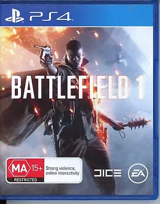 Battlefield 1 (PlayStation 4 2016) - CiB With Manual - Free Post - AU Stock • $7.50