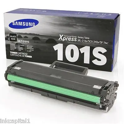£84.99 • Buy 1 X Samsung Original OEM Black Toner Cartridge For MLT-D101S / ELS - 1500 Pages