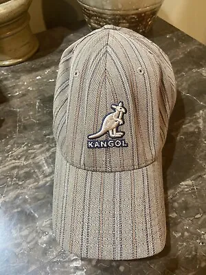 Kangol Multicolor (tans) Denim Stripe Flexfit Baseball Cap Hat  L / XL • $19