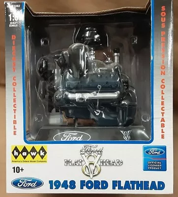 $34 • Buy Hawk 1948 Ford Flat Head V-8 Engine 1/6 Scale Replica # 11082