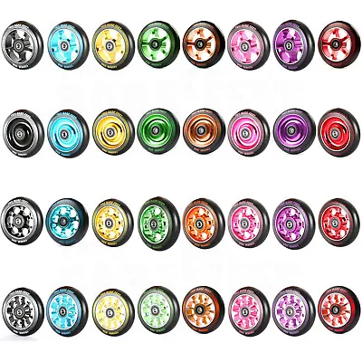 TBF 100mm Alloy Stunt Scooter Wheels & ABEC 9 Bearings • £9.99