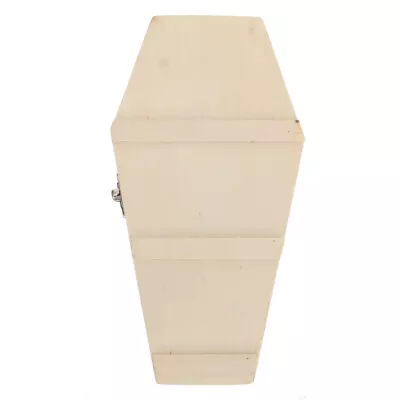  Halloween Coffin Box Wooden DIY Keepsake Casket Fake Candy Gifts • £6.75