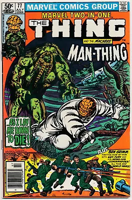 Marvel Two-In-One (Marvel 1974 Series) #77 VG/FN Thing And Man-Thing • $3.74