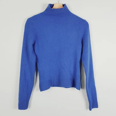 $350 • Buy SCANLAN THEODORE Womens Size M Or 12 Periwinkle Cashmere Sweater Jumper RRP$600