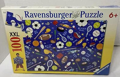 NEW SEALED Ravensburger Sports Galore By Karen Rossi Big XXL 100 Piece Puzzle • $12.99