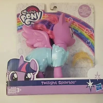 My Little Pony Twilight Sparkle Snap On Fashion Dress Up Toy MLP 6  Figure E5611 • $19.97