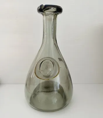 Viking Decanter Ole Winther Carafe Denmark Holmegaard Vintage Smokey Grey Bottle • £5.58