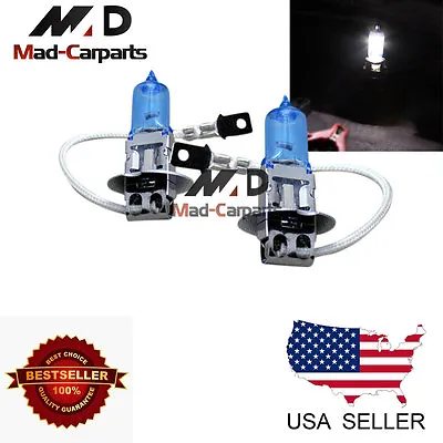 H3 100w Halogen Xenon Headlight Replacement 2x Light Bulb Lamp 6000K White  • $7.95