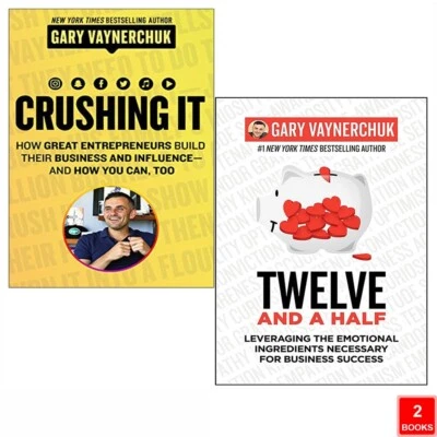 Gary Vaynerchuk Collection 2 Books Set Crushing It!Twelve And A Half NEW • $32.86