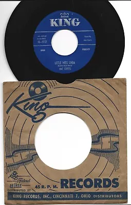 Rockabilly 45 - Mac Curtis -  Little Miss Linda   /  Missy Ann  -hear- 1958 King • $11