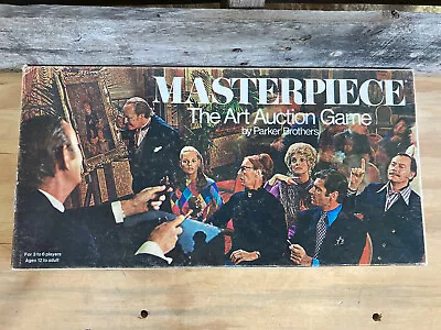 Masterpiece The Art Auction Game - Parker Brothers - Board Game - 1970 Complete • $44.99