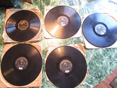 Group Of 5 Vintage Pathe Freres Phonograph 78 Rpm Records        (E • $3.99