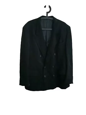 Barclays Sydney Yves Saint Laurent Size 112 Mens Black Blazer Suit Jacket • $59.99
