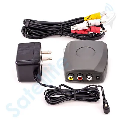 SatelliteSale RF Modulator RCA To RF Coaxial Converter W/ Power And AV Cable • $21.95