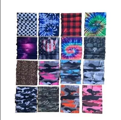 Face Mask Bandana Neck Gaiter Head Band Multi-Use Tube Scarf Face Protection  • $8.99