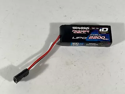 Low Use Traxxas 2820X - Power Cell 2S 7.4V LiPo Battery 25C 2200mAh ID Connector • $29.99