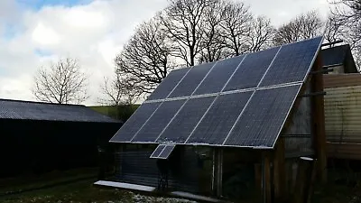 Off Grid Complete Kit 4kw Solar Power Bundle 24v Inverter And Solar Panels • £3500