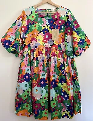 $215 • Buy Beautiful GORMAN “Flowers Market  Cotton Dress Size 10