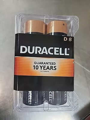 Duracell Coppertop MN1300 D 8 Pack Batteries 8-count Sealed • $10