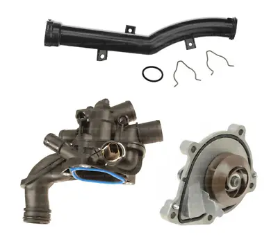 Engine Coolant Thermostat + Water Pump + Pipe + Gaskets Kit For Mini Cooper • $107.48