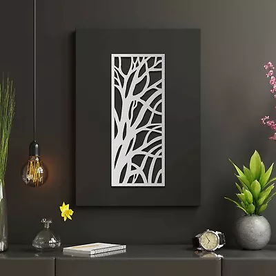 Geometric Branches Wooden Tree Wall Art - Unique Gift For Home Or Office Decor • £41.49