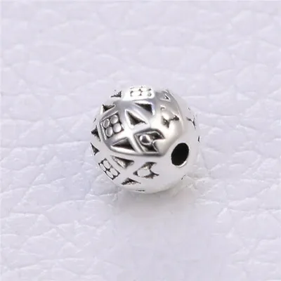 Tibetan Silver Spacer Beads Patterned Round Fancy 7mm Diameter 20pcs SPB21 • £2.75