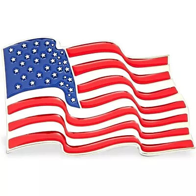 American Flag Cowboy Belt Buckle For Men And Women (4 X 2.8 In) • $8.99
