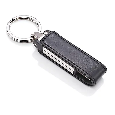 £45 • Buy ICE London - Black Leather Wrap 2GB USB Stick Key Ring In Presentation Gift Box
