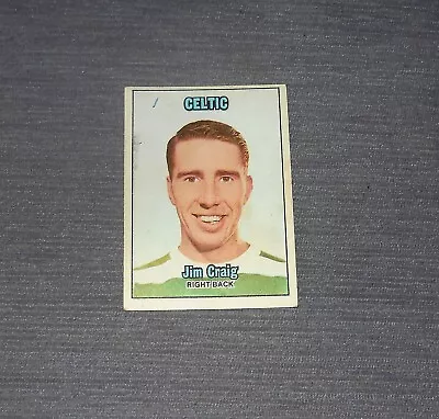 A&BC Football Card 1970 Scottish Green Back  CRAIG #25 • £1.25