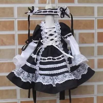 BJD Clothing Only 1/6 1/4 1/3 Vintage Maid Dress For YoSD MSD MDD SD Dollfie • $36.99