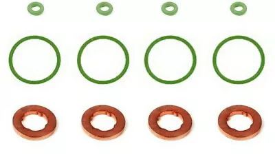 Four Cyl Common Rail Diesel Injector Seal Kit For Vw Audi Tdi Golf Jetta Passat • $37.50