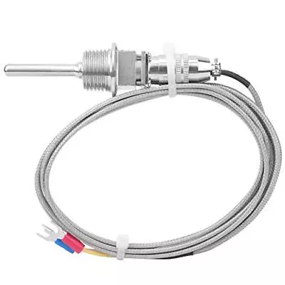 1/2 Npt Detachable Thermocouple Temperature Sensor K Type Waterproof Stainless S • $35.18