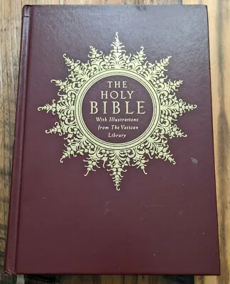 The Holy Bible W/ Illustrations From The Vatican Library (First Edition) • $31.66