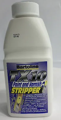Bartoline TX10 - Paint & Varnish Remover Stripper Non Drip 500ML • £8.89