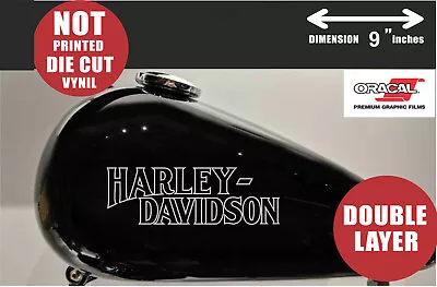 Harley Davidson Gas Tank STICKER TANK Logo Decal Motorcycle Tank Decal Emblem • $18