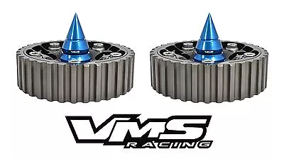 Vms Racing Cam Gear Bolts W/ Spikes Blue For Honda Preldue Dohc H22 H23 • $29.95