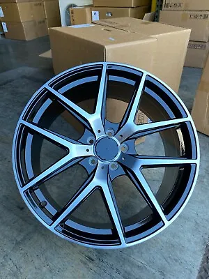 20  20x9 5x112 ET35 CB66.6 Black Machined Rims Fit Mercedes S430 S450 S500 S550 • $899