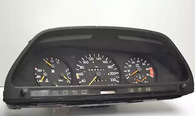 OEM Mercedes W126  500 SEL SEC Instrument Cluster Speedometer A1265428701 Km/h • $375