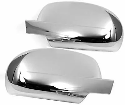 Triple Chrome FULL Mirror Covers Fit 07-14 Chevy Silverado+07-14 GMC Sierra  • $38.99
