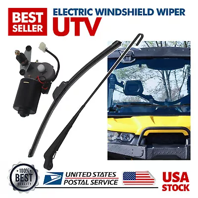 B1201-00901 12V Electric Windshield Wiper Motor Kit For Polaris RZR Kawasaki UT • $25.99