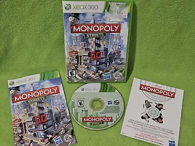 Monopoly Streets Microsoft XBOX 360 Game - Complete!!! • $15.95