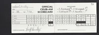 Randy Hundley Signed Golf Scorecard 1994 Michael Jordan Ronald McDonald Classic • $29.95