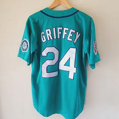 2 Colors Ken Griffey Jr. 24# Seattle Baseball Jersey All Stitched • $29.99