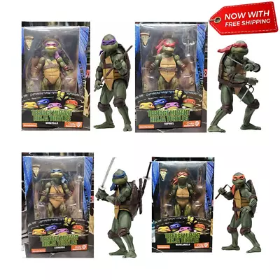 Ninja Turtles 7” Action Figure 4 Pcs Neca Teenage Mutant Statue Gift 1990/Movie. • $21.99