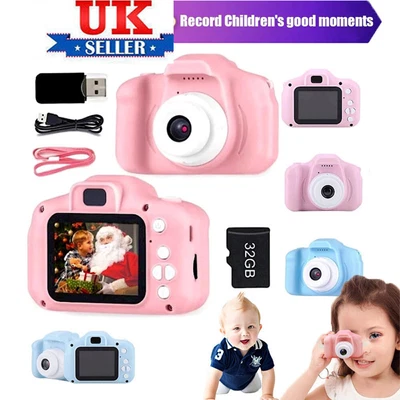 £12.89 • Buy Children Kids Gift LCD Camera For Mini Toy Digital Children Camera UK 1080P HD