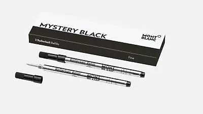 Montblanc Mystery Black Fine Rollerball Refills MB128230 • $25.50