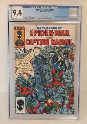 CGC - 9.4 Graded -Marvel Team Up 142 - Spider Man & Captain America Mint • $145