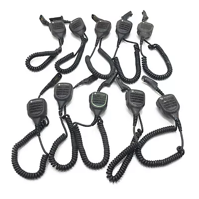 Lot (10) Motorola PMMN4050A Remote Speaker Microphone For XPR 6000 7000 Radios • $237.45