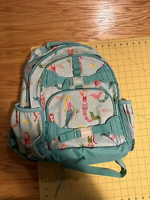 Pottery Barn Kids Mackenzie Backpack Teal Aqua Mermaid • $19.99