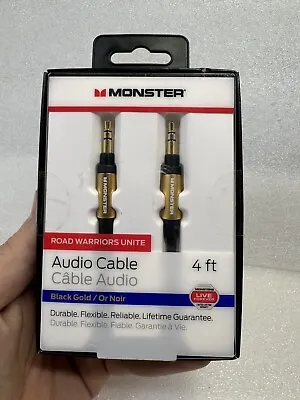 Monster Male To Male Aux Cord Premium 3.5mm Audio Cable - BRAND NEW! • $29.95